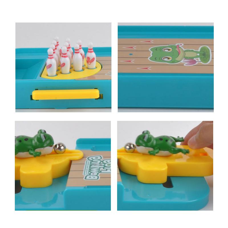 Desktop-Frosch-Bowling Spielzeug