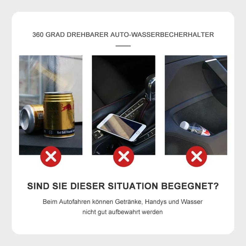Multifunktionaler Getränkehalter fürs Auto