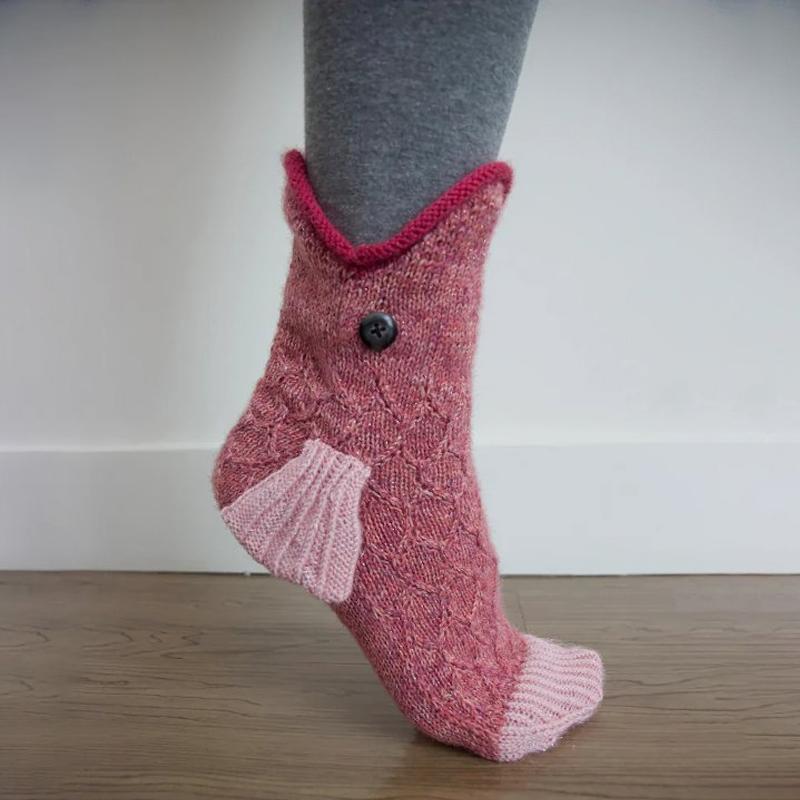 Krokodilsocken stricken