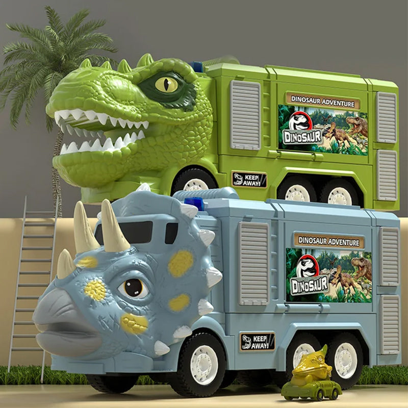 Interessanter Verformung Dinosaurier Triebwagen