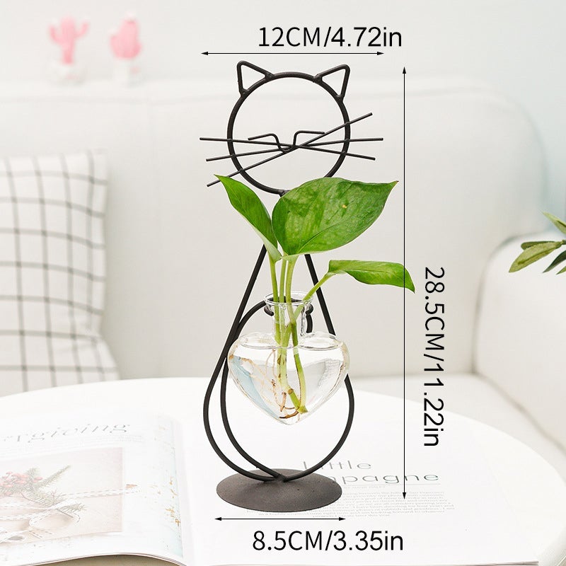 Katzen-Pflanzenvase