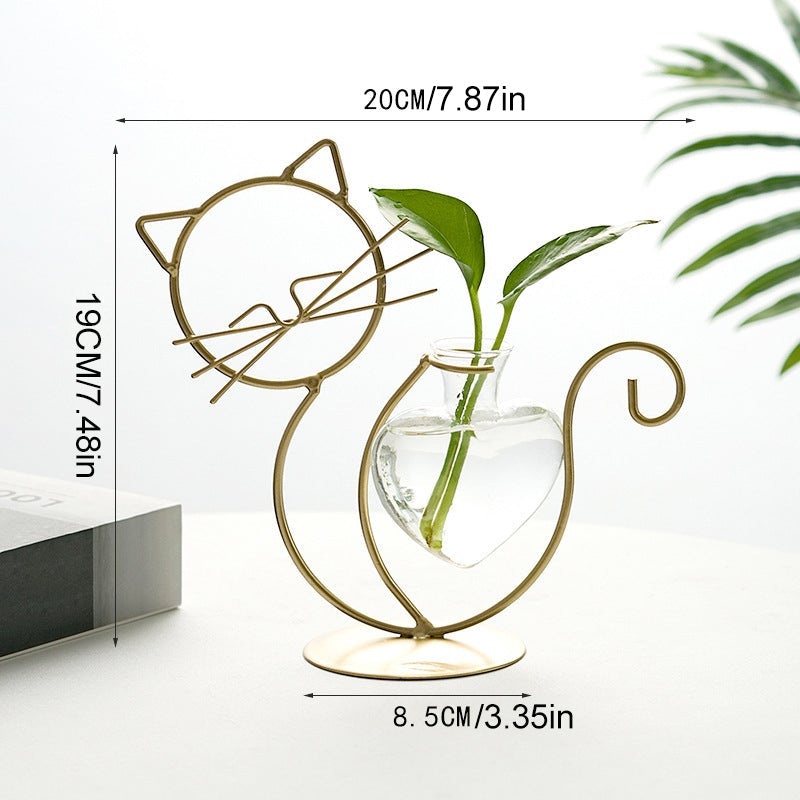Katzen-Pflanzenvase